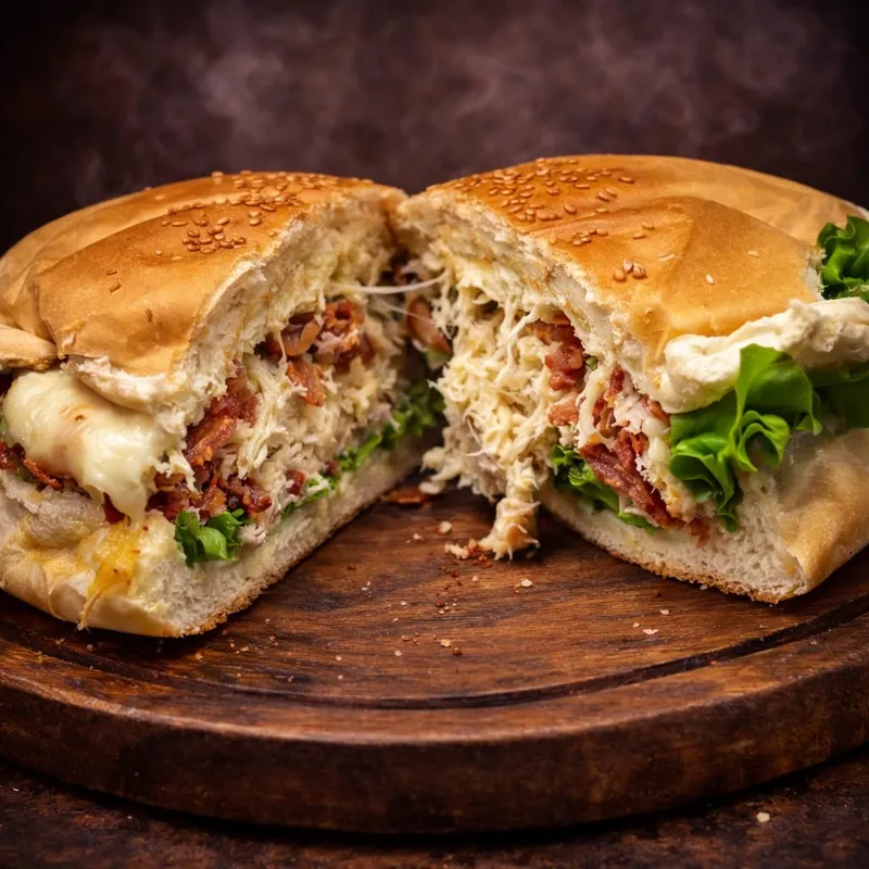 N°34 - X-Frango Bacon Salada