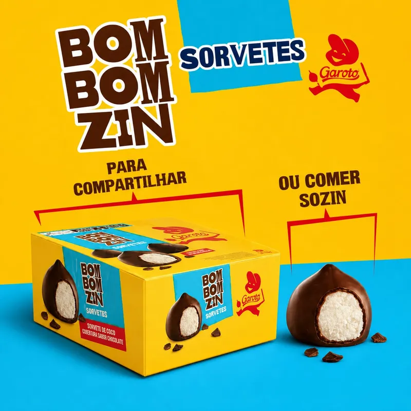 Sorvete Bombom caixinha